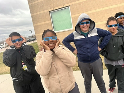 Solar Eclipse Wows Students, Inspires Classroom Engagement