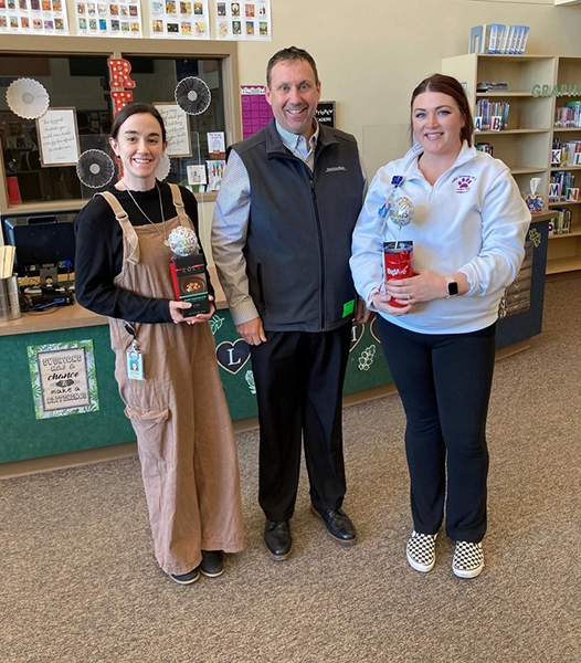 Katie Netz and Amber Kramer at Pettigrew Elementary received $1,341.98 for their proposal, “Themed Sensory Bins.”