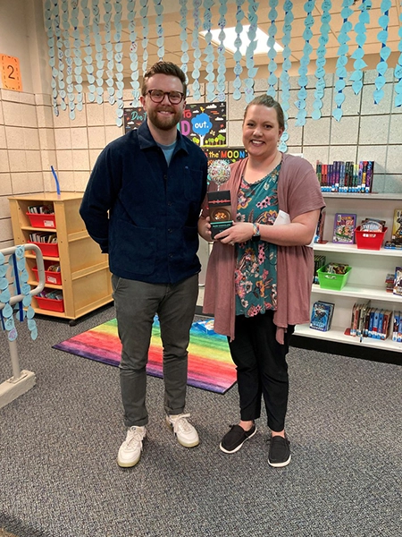 Lindsey Rohde at Terry Redlin Elementary received $1,715 for her proposal, “Sphero indi: Bringing Collaboration, Creativity, and Inclusive Learning Together in the Library.”