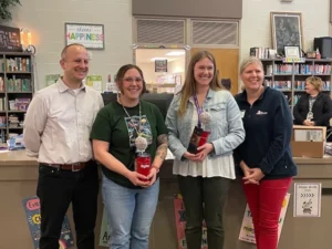 Mackenzie McComber and Shayla Kruse at McGovern Middle School will use $2,148.60 for their project, “Discovery through Dissection: Advancing Education with Lab Supplies.”