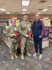 Major Eric Johnson and Senior Master Sargeant Katie Neeley from Roosevelt High School will use $4,540 for their proposal, “Air Force JROTC Flight Simulator Project.