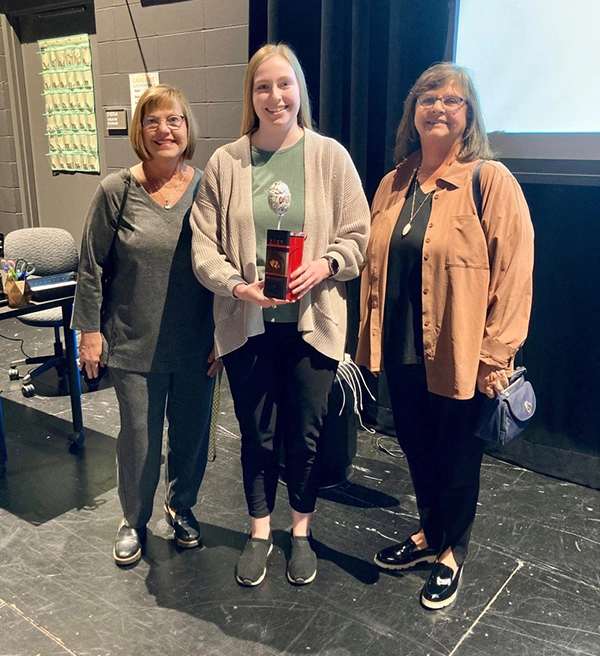 Sarah Bell from Jefferson High School received $2,150 for her proposal, “Podcasting to Proficiency.”